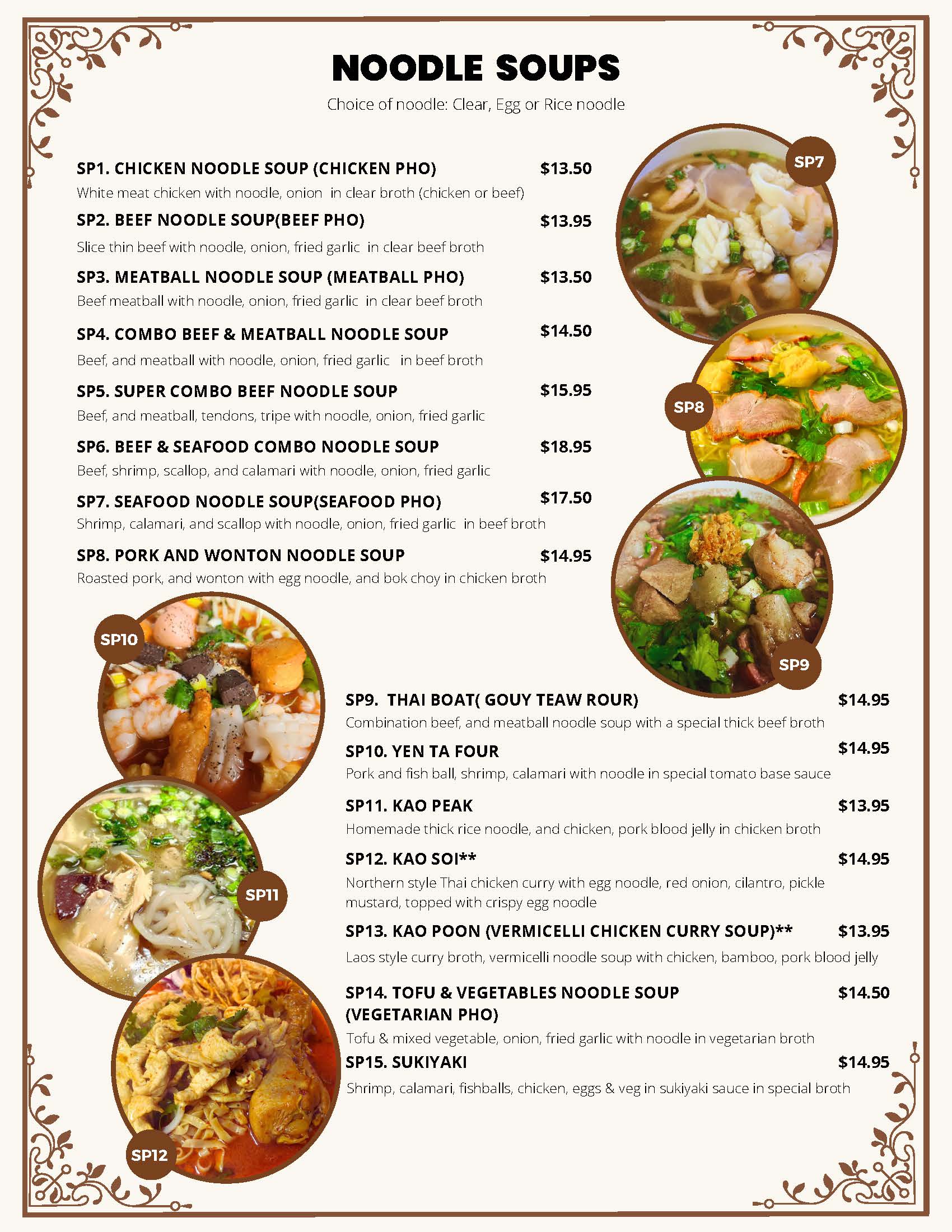 Mee Kin Gympie Menu Menu – Kin Thai Zabb Rice & Noodle